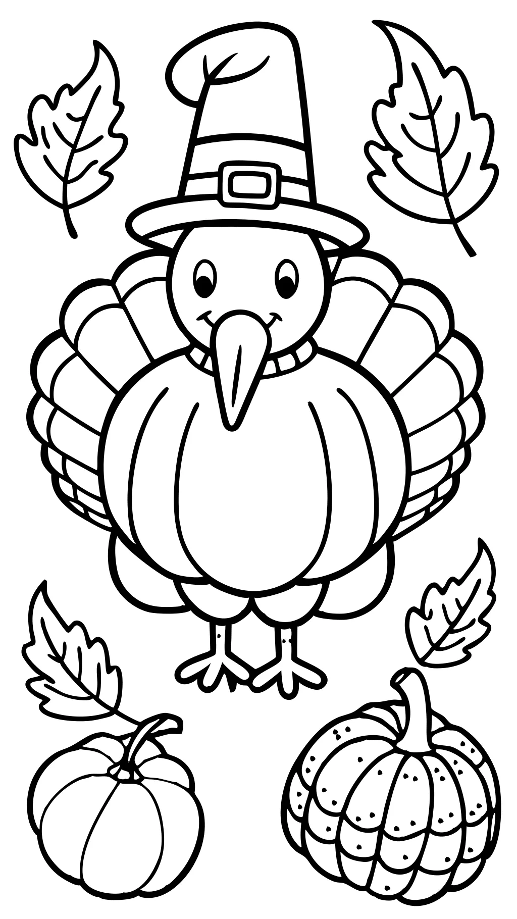 coloring turkey pages